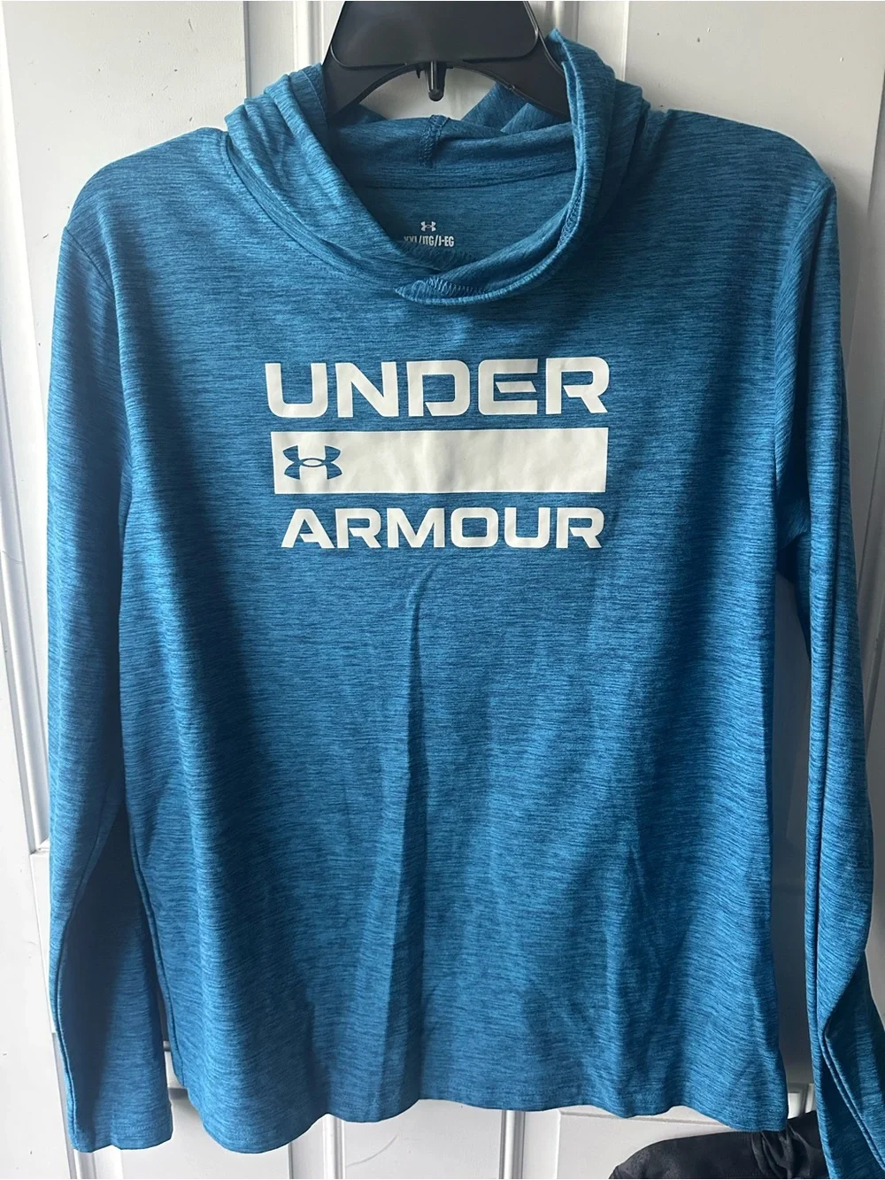 Under Armour Teal Blue Boys' Lightweight Hoodie
